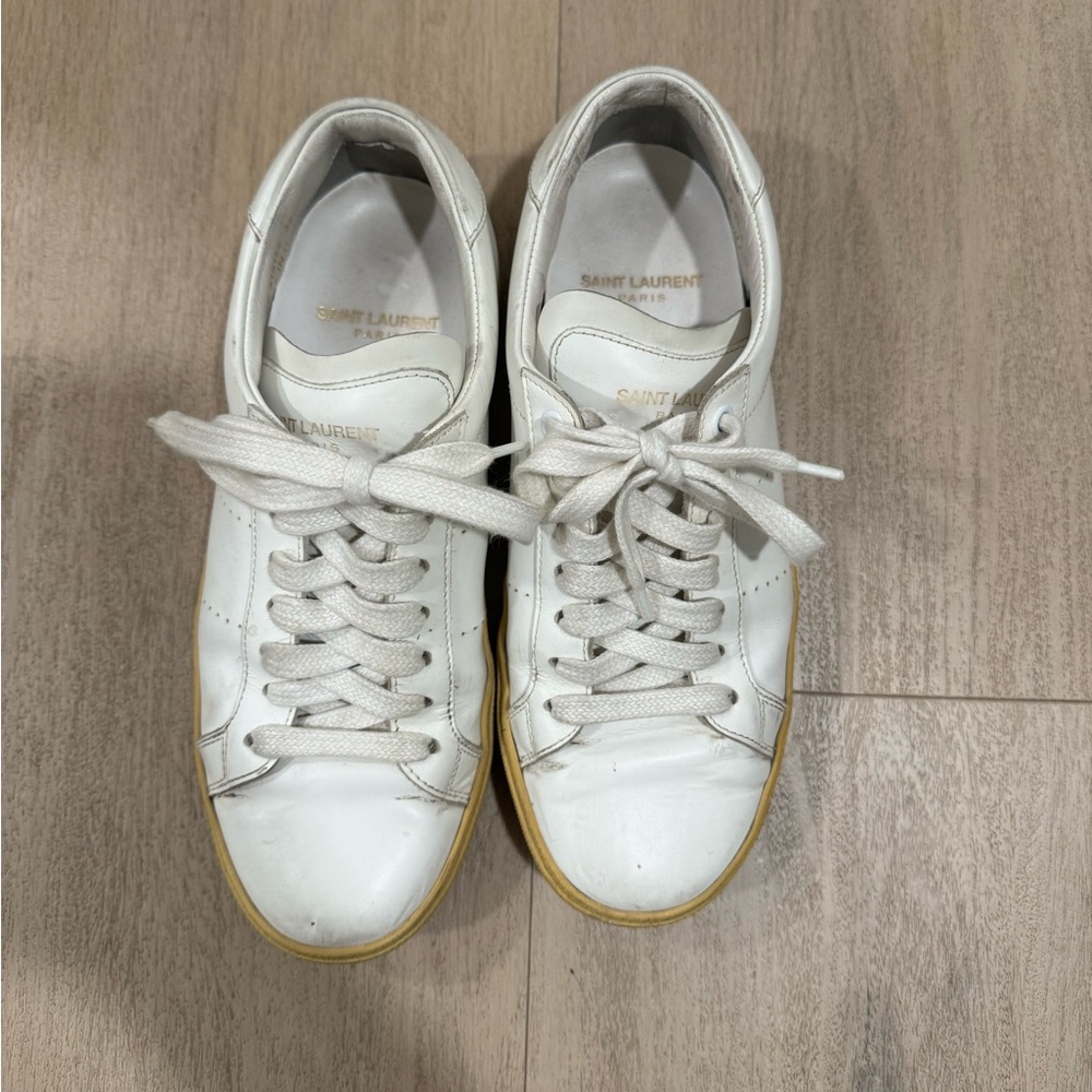 Saint Laurent White leather sneaker